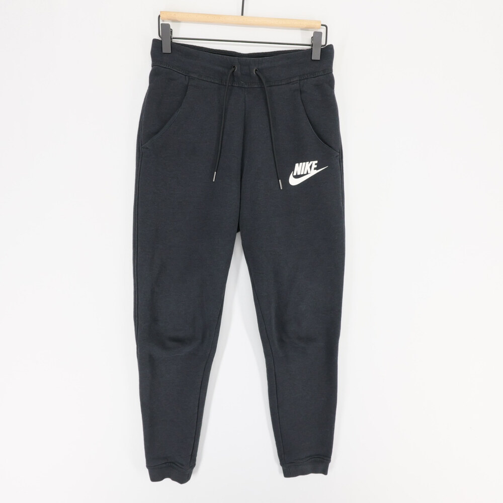 Nike Rally Sweatpants Womens XS Black Joggers Fleece Drawstring Pockets